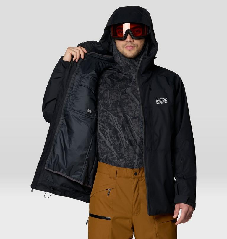 Men's Firefall Trifecta Jacket, Color: Black, image 6
