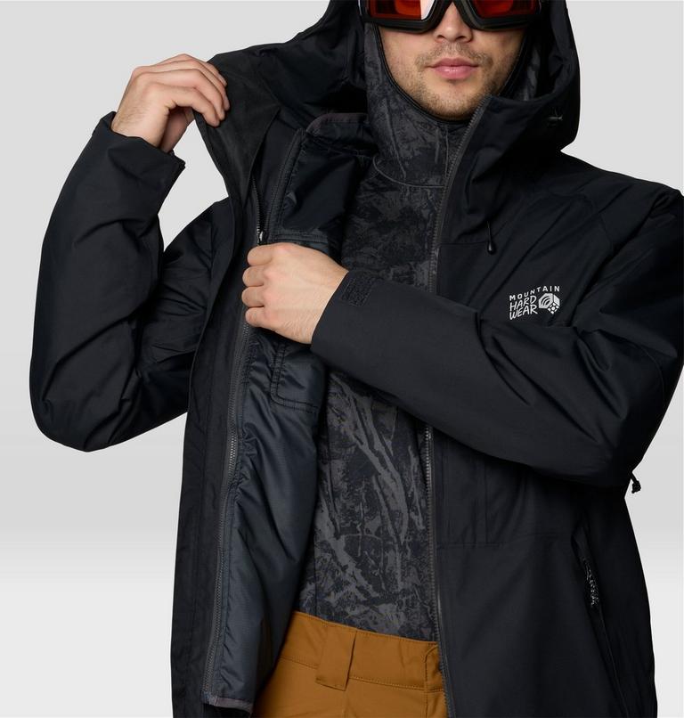 Men's Firefall Trifecta Jacket, Color: Black, image 7