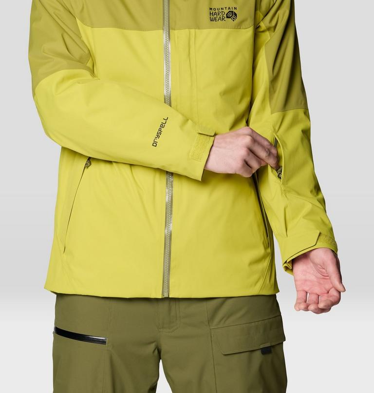 Men's Firefall Trifecta Jacket, Color: Bright Fatigue, Lucky Chard, image 12