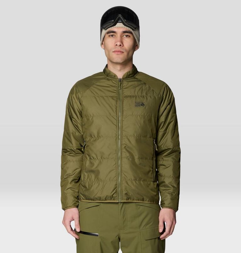 Men's Firefall Trifecta Jacket, Color: Bright Fatigue, Lucky Chard, image 14