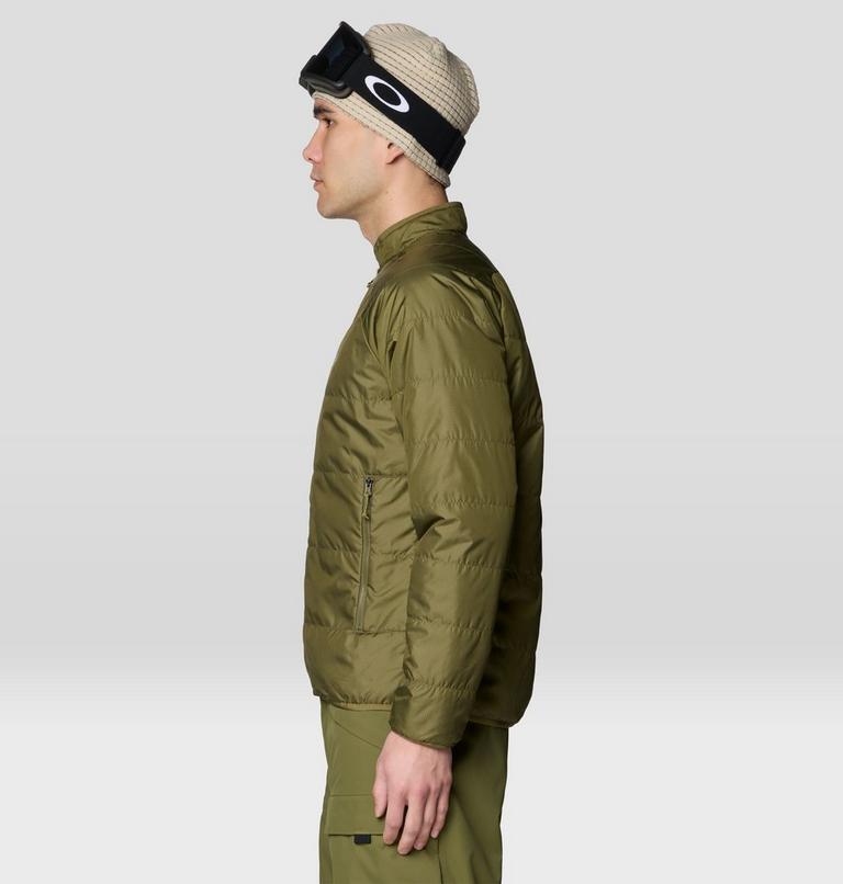 Men's Firefall Trifecta Jacket, Color: Bright Fatigue, Lucky Chard, image 15