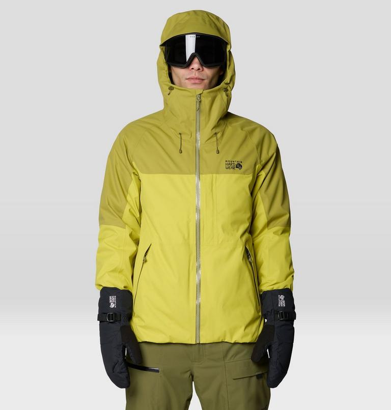 Men's Firefall Trifecta Jacket, Color: Bright Fatigue, Lucky Chard, image 4