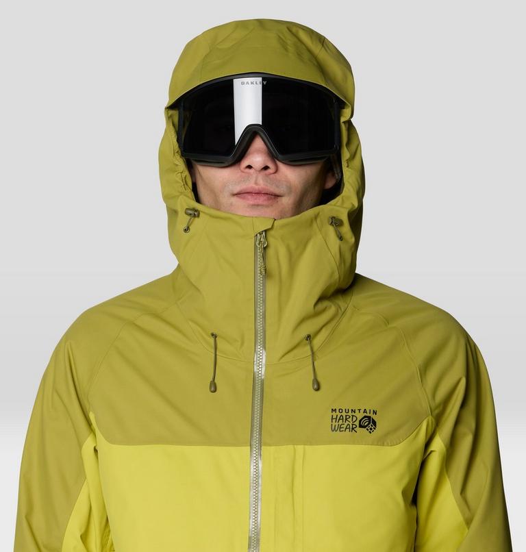 Men's Firefall Trifecta Jacket, Color: Bright Fatigue, Lucky Chard, image 5