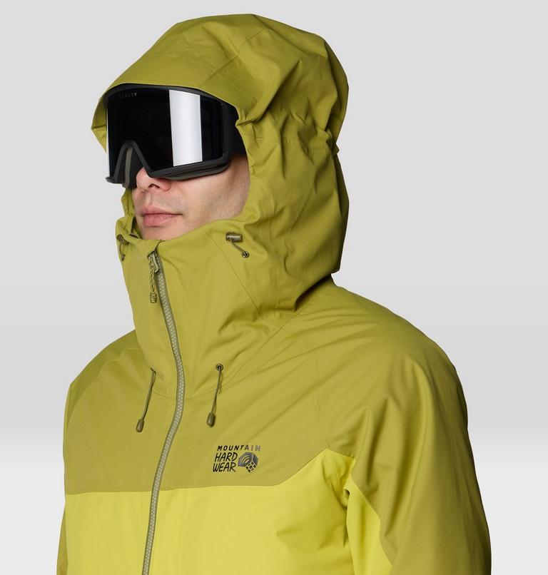Men's Firefall Trifecta Jacket, Color: Bright Fatigue, Lucky Chard, image 6