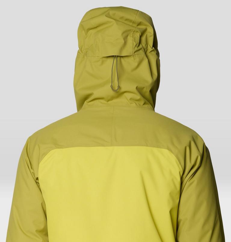 Men's Firefall Trifecta Jacket, Color: Bright Fatigue, Lucky Chard, image 7