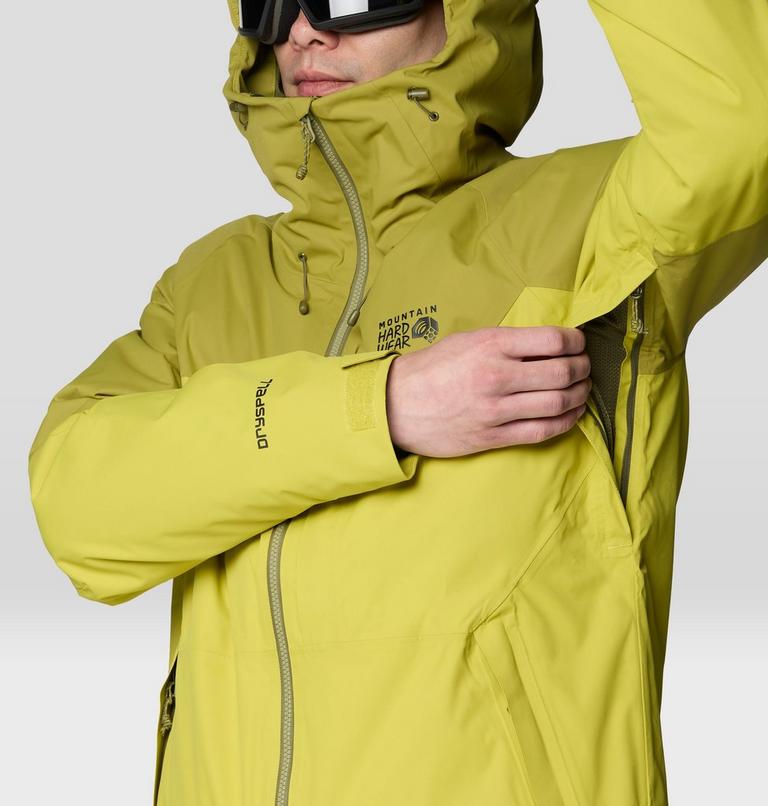 Men's Firefall Trifecta Jacket, Color: Bright Fatigue, Lucky Chard, image 11
