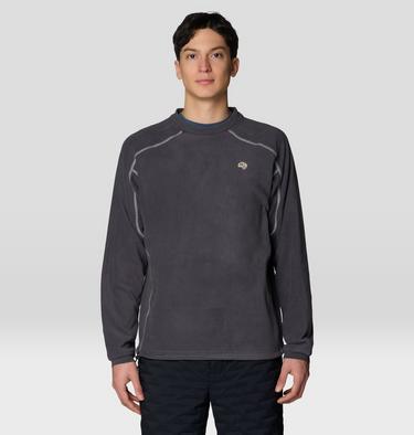 Men's Microchill Pullover Crew, Color: Shark, image 9