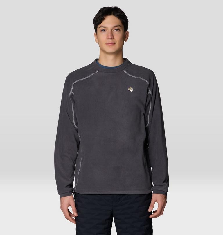 Men's Microchill Pullover Crew, Color: Shark, image 1