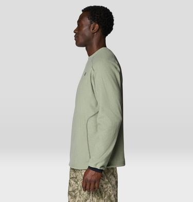Men's Microchill Pullover Crew, Color: Silt Grey Heather, image 8
