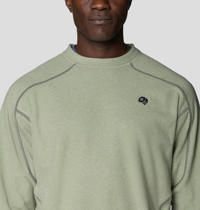 Men's Microchill Pullover Crew, Color: Silt Grey Heather, image 5
