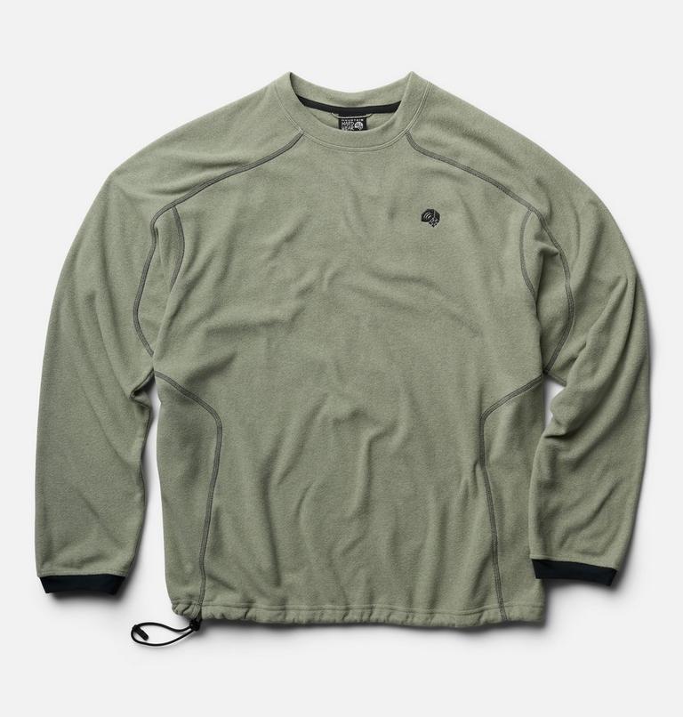 Men's Microchill Pullover Crew, Color: Silt Grey Heather, image 2