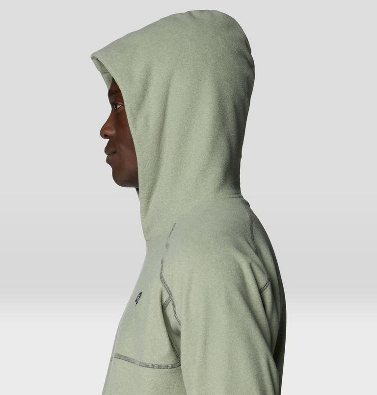 Men's Microchill Hoody, Color: Silt Grey Heather, image 6