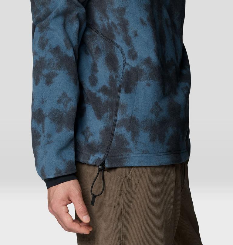 Men's Microchill Hoody, Color: Adriatic Blue Shadowdye Print, image 7