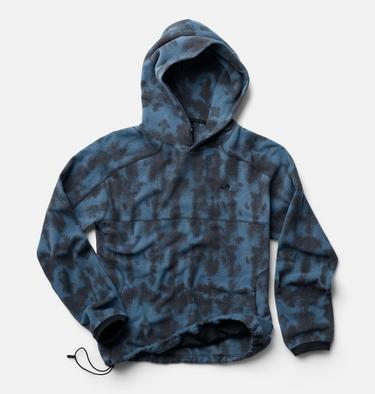 Men's Microchill Hoody, Color: Adriatic Blue Shadowdye Print, image 10