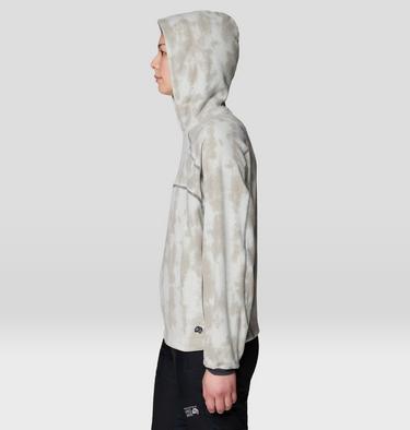 Women's Microchill Hoody, Color: Gamma Grey Shadowdye Print, image 11