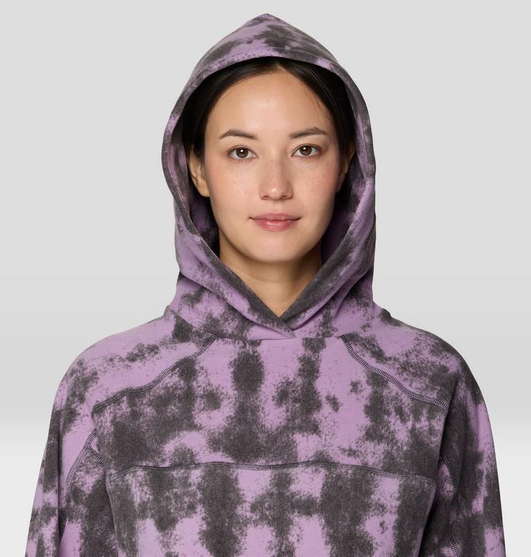 Chandail &agrave; capuchon Microchill, Color: Violet Stone Shadowdye Print, image 5