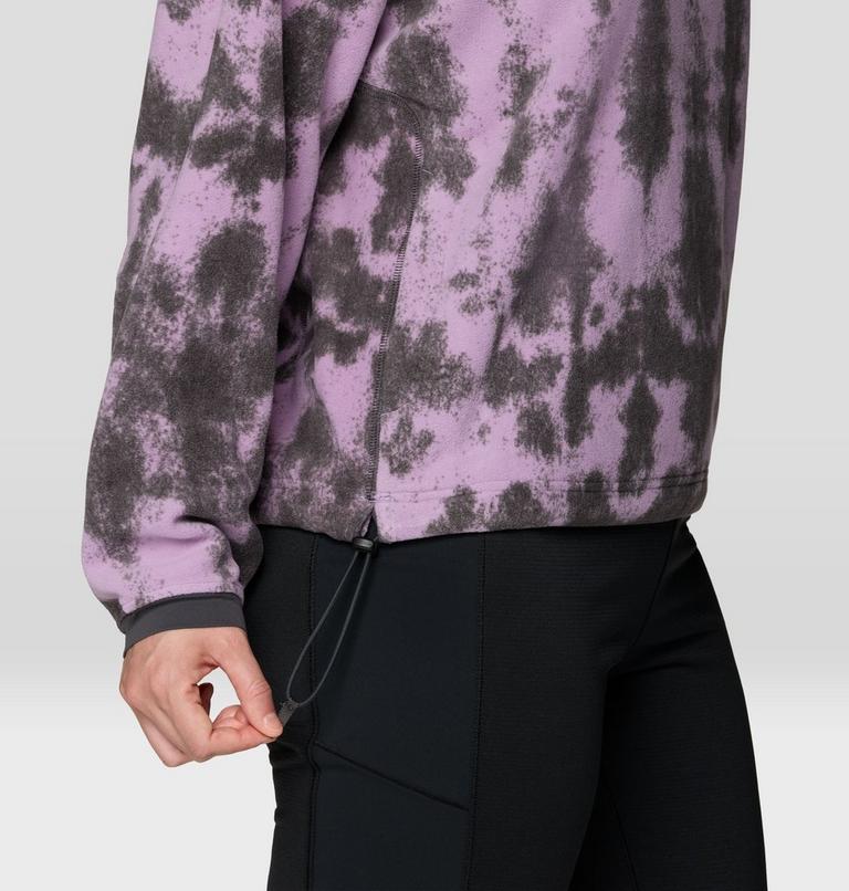 Chandail &agrave; capuchon Microchill, Color: Violet Stone Shadowdye Print, image 6