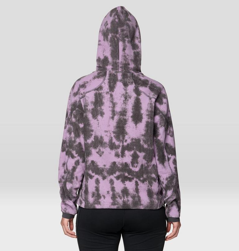 Chandail &agrave; capuchon Microchill, Color: Violet Stone Shadowdye Print, image 2
