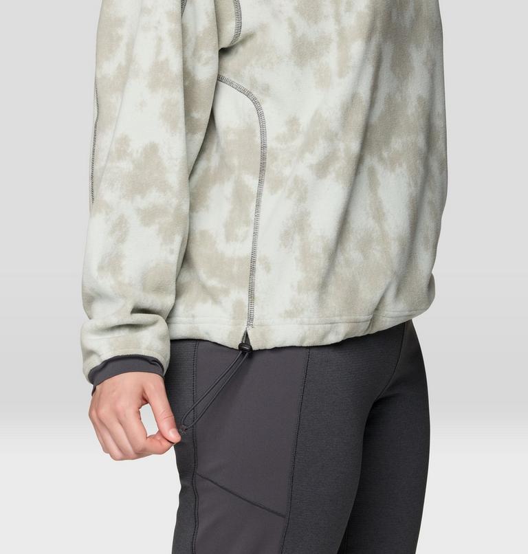 Women's Microchill Pullover Crew, Color: Gamma Grey Shadowdye Print, image 6