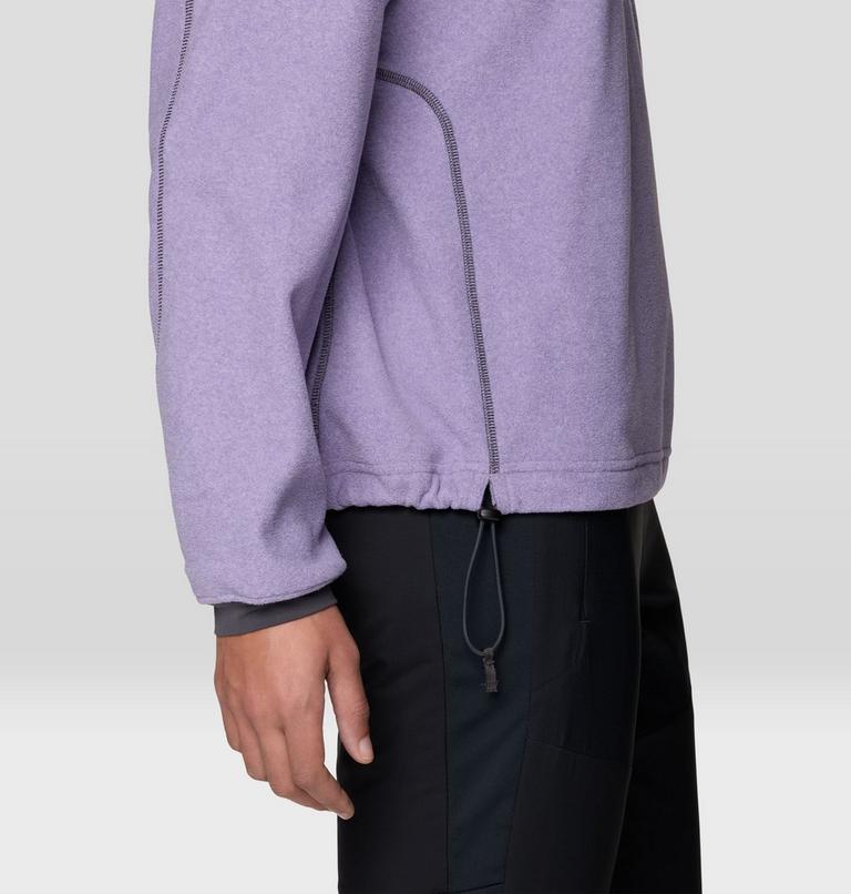 Women's Microchill Pullover Crew, Color: Violet Stone Heather, image 6