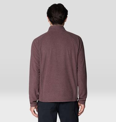 Men's Microchill Quarter Zip, Color: Mars Red Heather, image 2