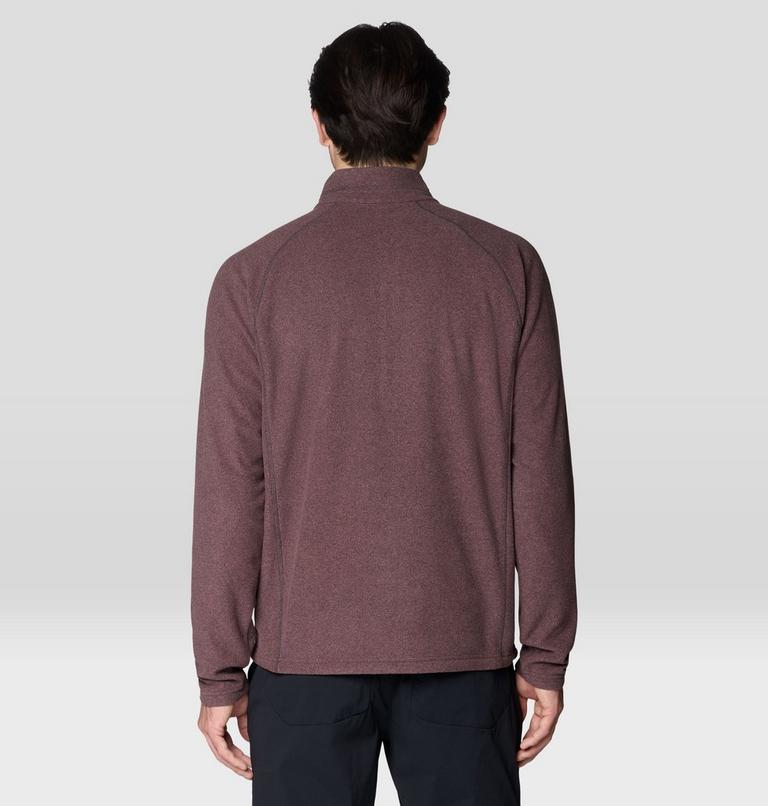 Men's Microchill Quarter Zip, Color: Mars Red Heather, image 2