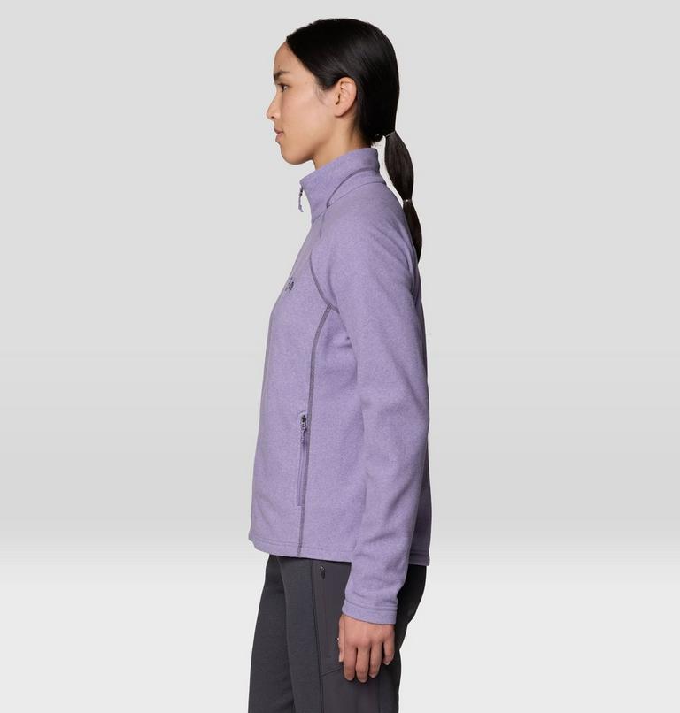 Women's Microchill Jacket, Color: Violet Stone Heather, image 3