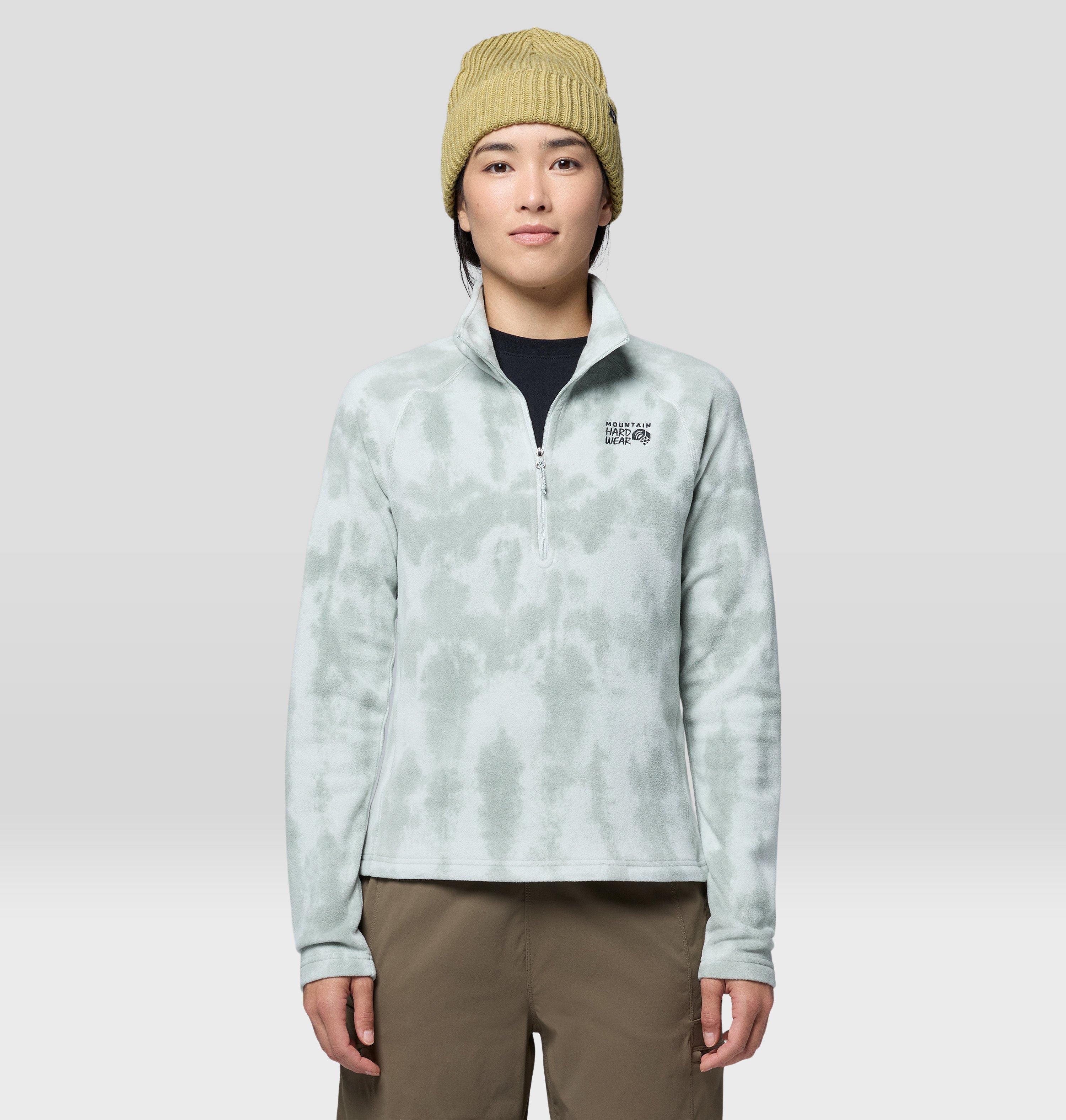 Mountain Hardwear Women's Microchill Quarter Zip - XS - Grey