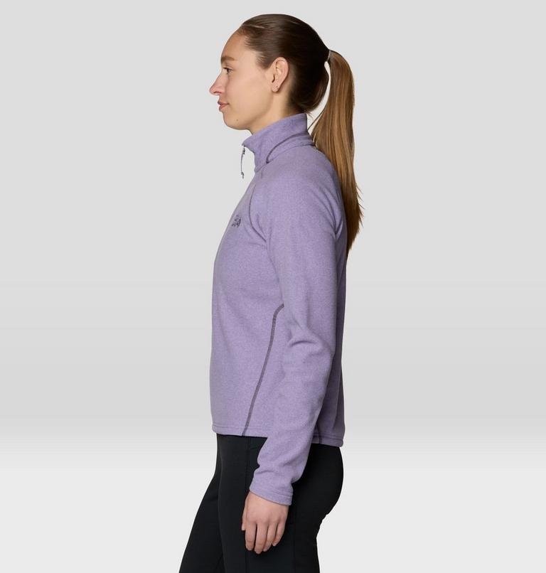 Microchill avec fermeture &eacute;clair sur un quart de la longueur, Color: Violet Stone Heather, image 3