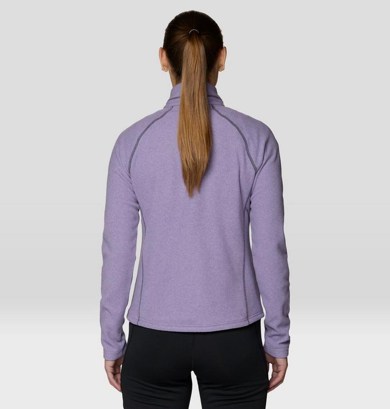 Microchill avec fermeture &eacute;clair sur un quart de la longueur, Color: Violet Stone Heather, image 2