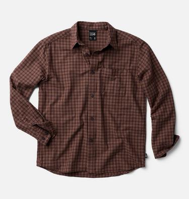 Men's Dusk Creek Relaxed, Color: Deep Mulberry Mini Check, image 10