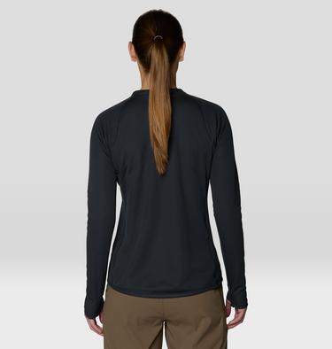 Women's AirMesh Long Sleeve Crew, Color: Dark Storm, image 11
