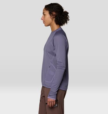 Women's AirMesh Long Sleeve Crew, Color: Violet Stone, image 3
