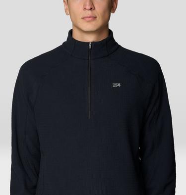 Men's Summit Grid Half Zip, Color: Black, image 12