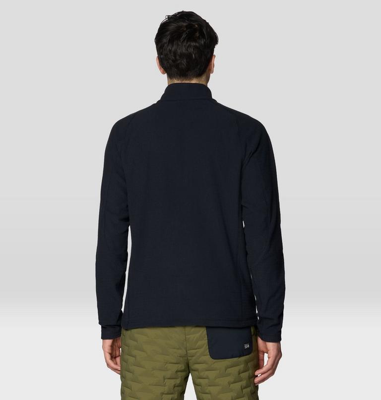 Men's Summit Grid Half Zip, Color: Black, image 2