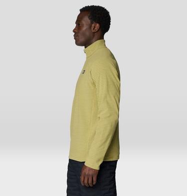 Men's Summit Grid Half Zip, Color: Forest Moss, image 7