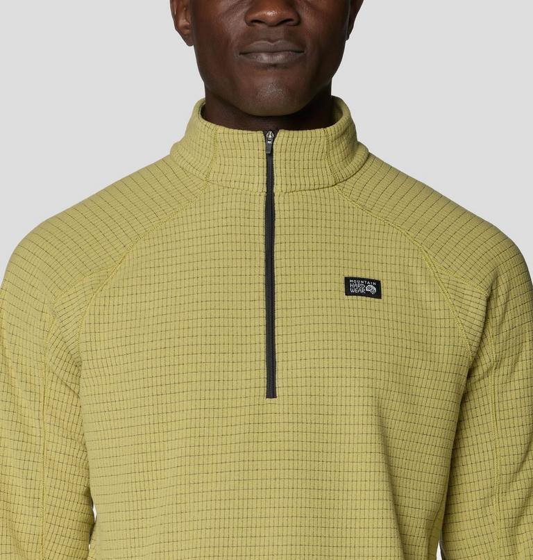 Men's Summit Grid Half Zip, Color: Forest Moss, image 5