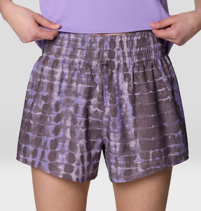 Women's Shade Lite Short, Color: Purple Sage Prismatic Print, image 5