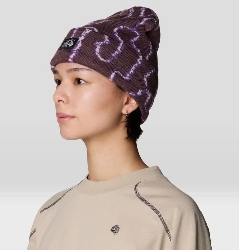 Town Square Jacquard Beanie, Color: Purple Sage, image 7