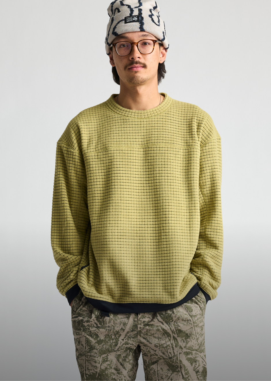 Men’s Summit Grid™ Big Grid Crewneck