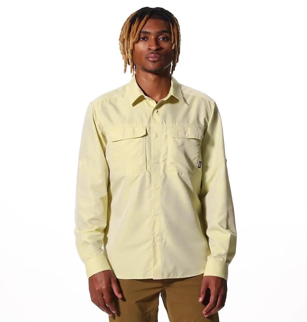 Men's Canyon Long Sleeve Shirt, Color: Prairie