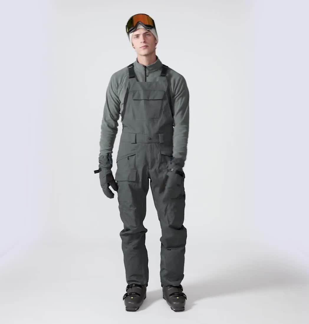 Men's Firefall Bib, Color: Volcanic