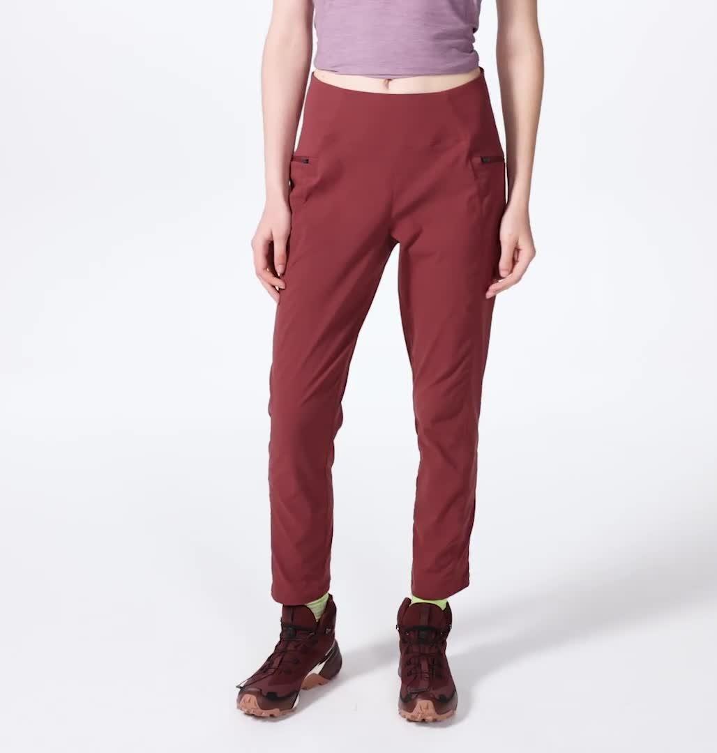 Women's Dynama High Rise Ankle Pant, Color: Pluot