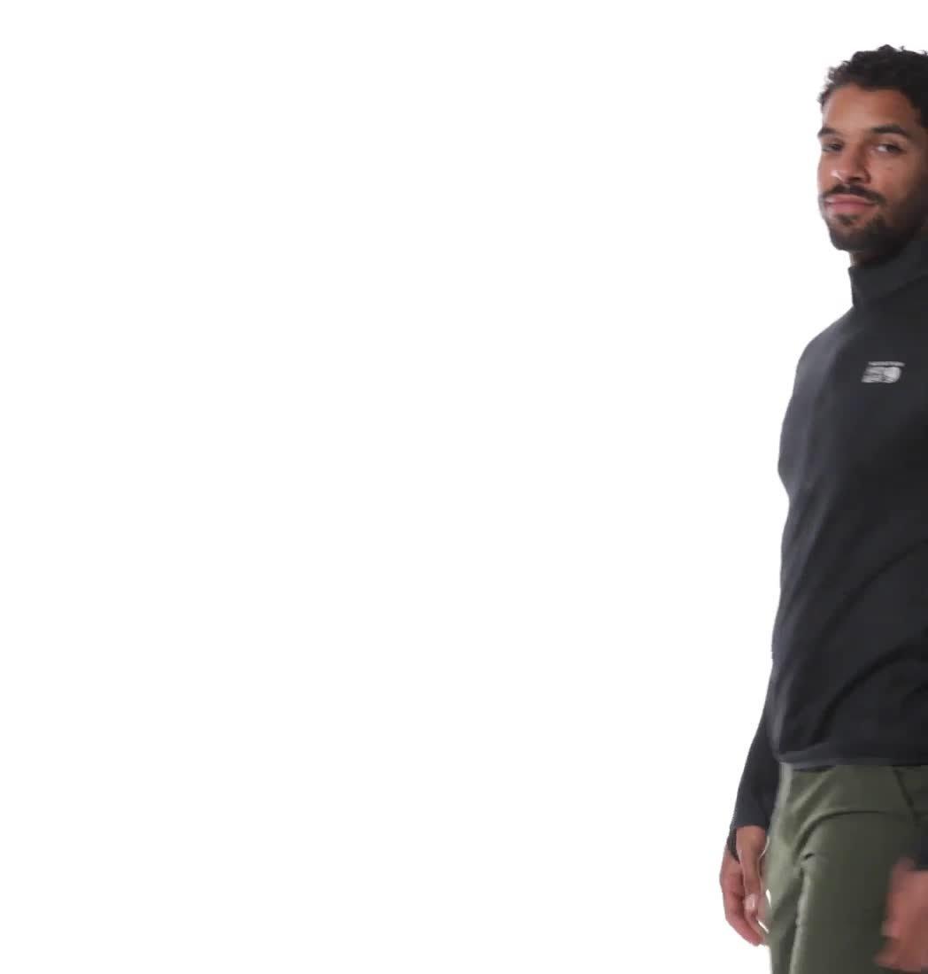 Chandail avec demi-fermeture éclair AirMesh Homme, Color: Dark Storm