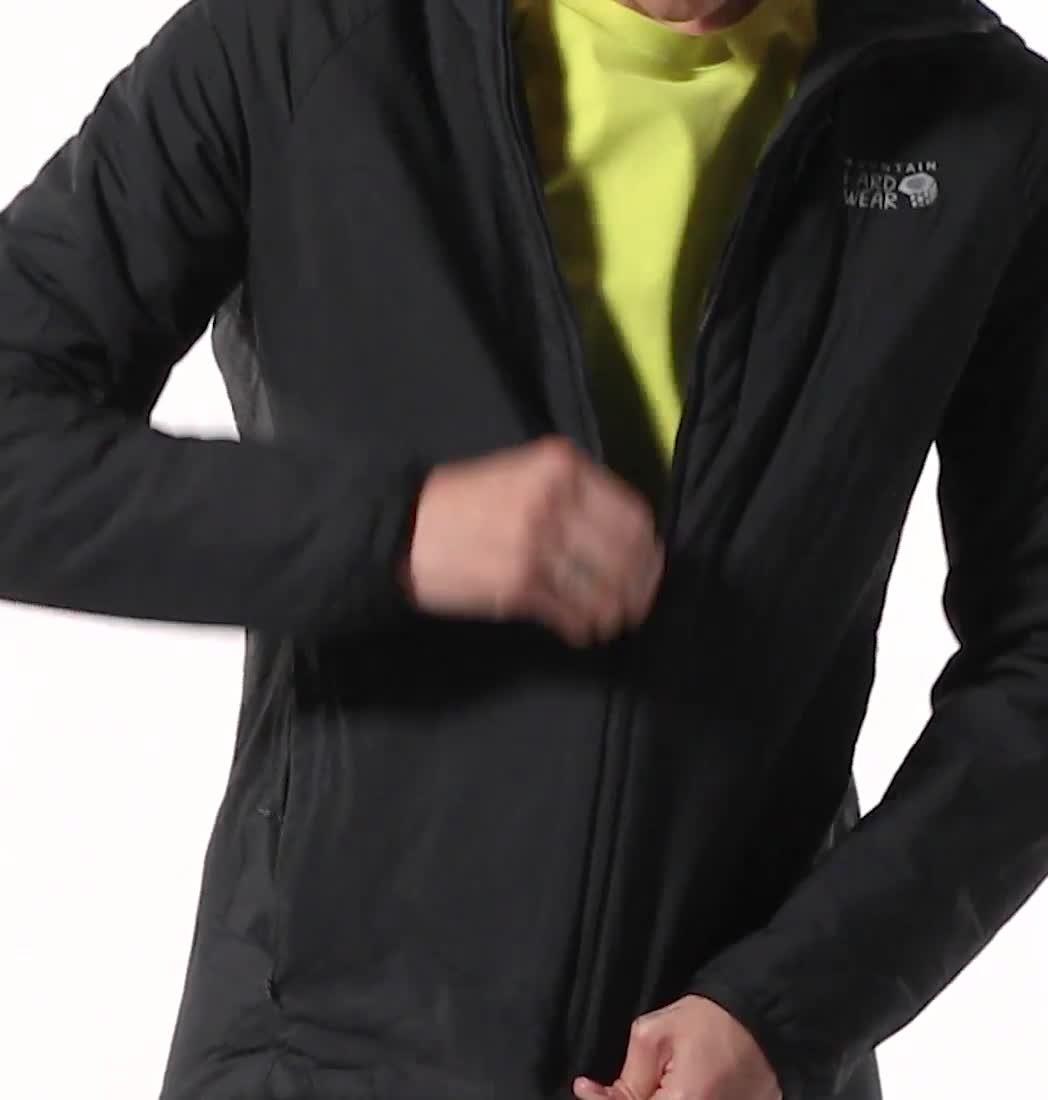 Women's Kor Strata Hoody, Color: Black