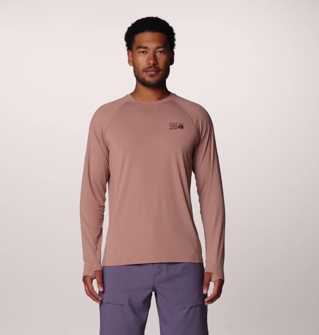 Men's Crater Lake Long Sleeve Crew, Color: 642