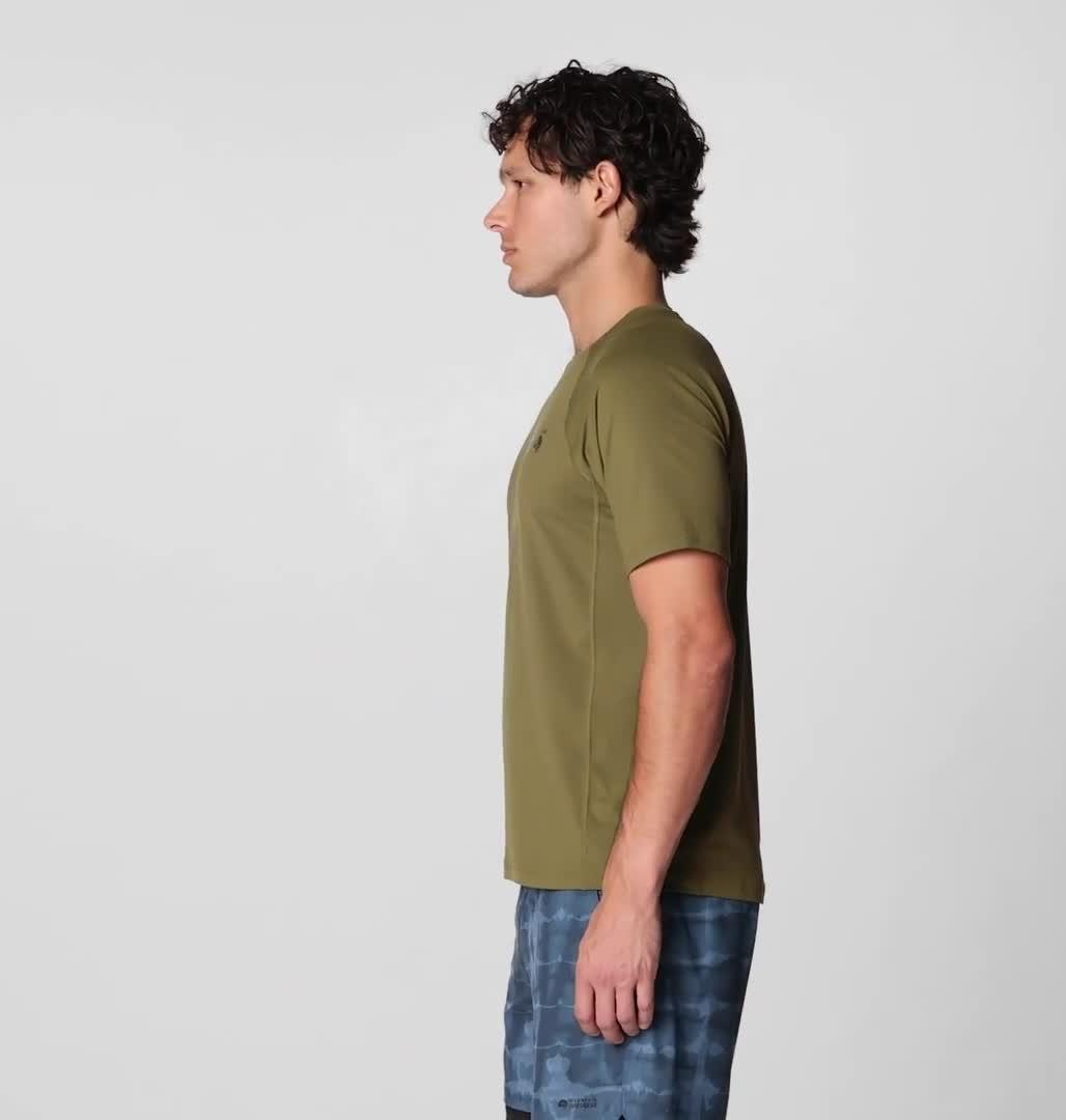 T-shirt &agrave; manches courtes Crater Lake, Color: Combat Green