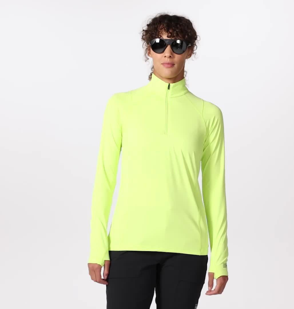 Women's Crater Lake 1/2 Zip, Color: Light Sun
