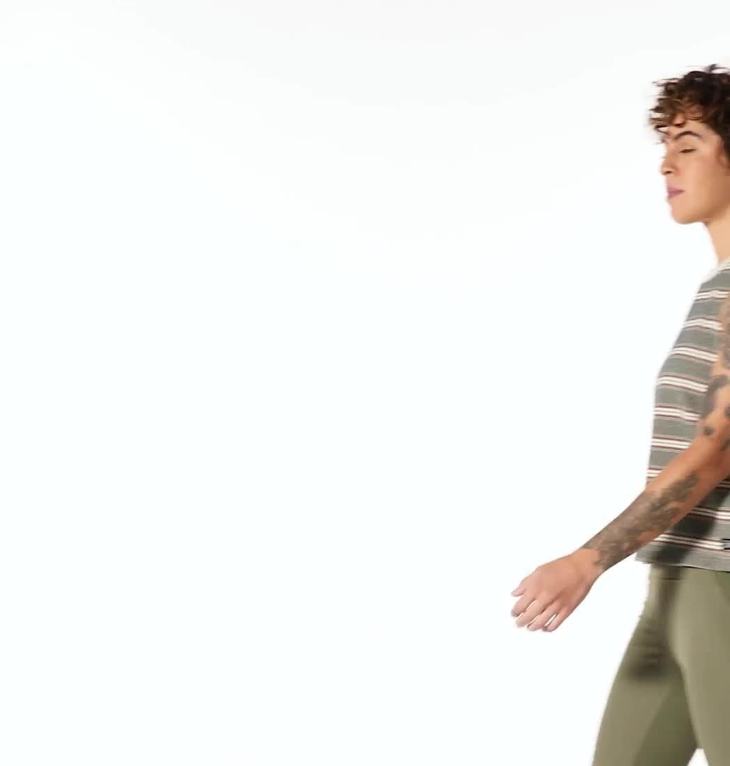 Women's Wander Pass Tank, Color: Stone Pacific Stripe