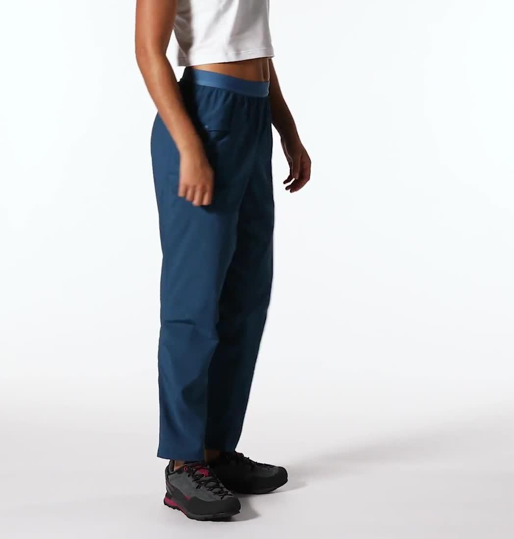 Women's Trail Sender Pant, Color: Dark Caspian